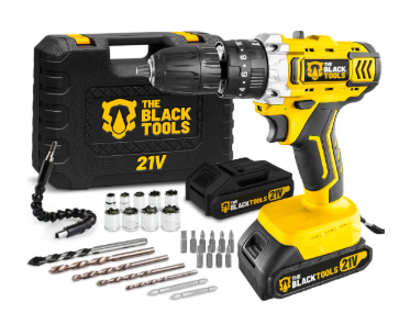 5 Melhores Parafusadeiras de 2026: Guia Completo 3 Parafusadeira THE BLACK TOOLS TB 21PX E BOA